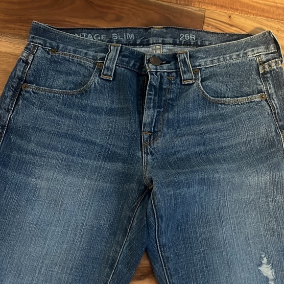 J Crew vintage slim soft distressed denim - Picture 2 of 6